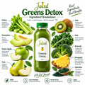 Juixd Greens Detox – Cold-Pressed Green Juice | 8 fl oz
